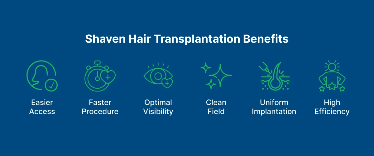 Shaven Hair Transplantation 
