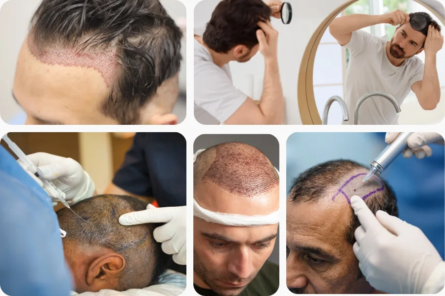 Shaven Hair Transplantation