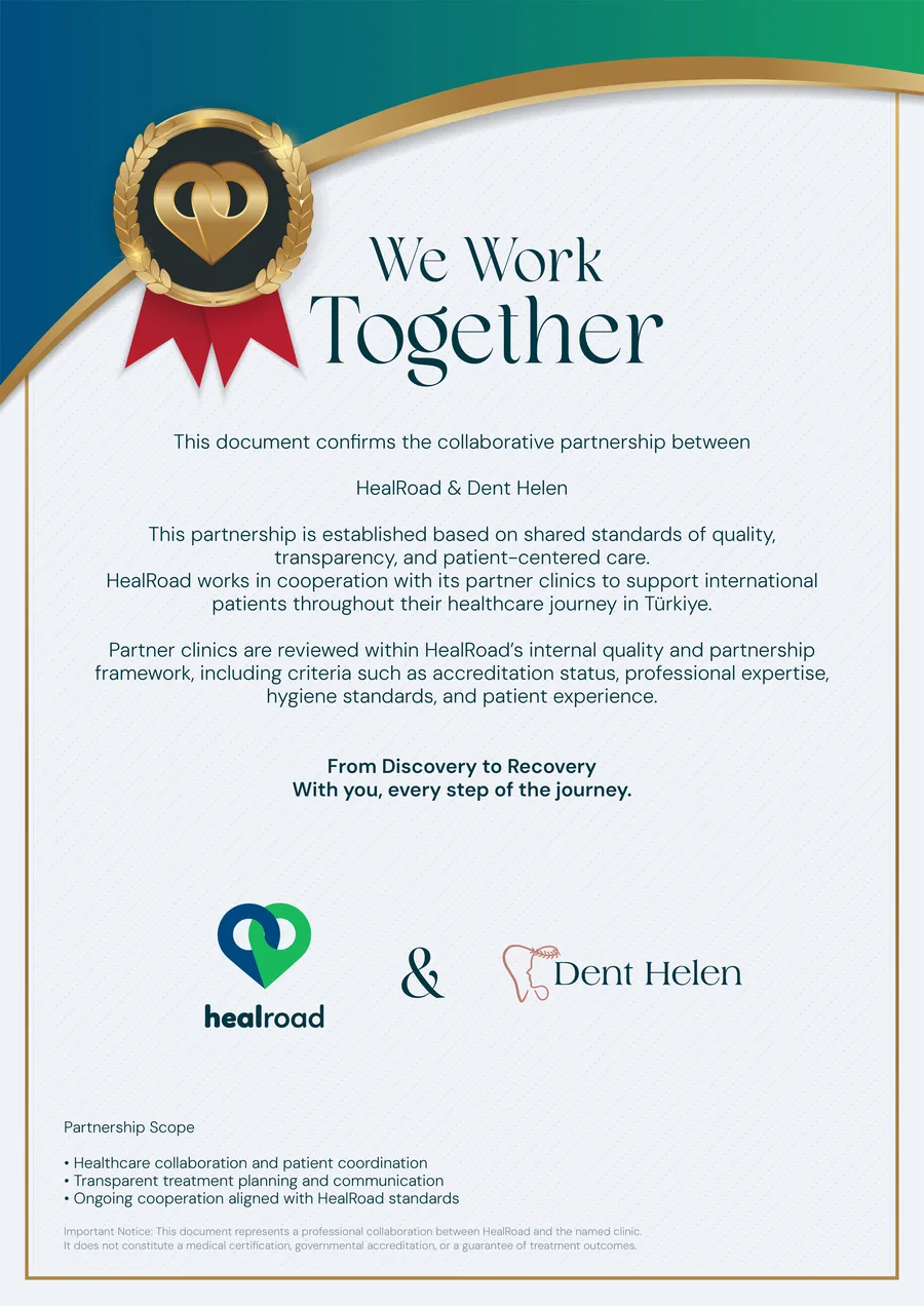 HealRoad-certifikat