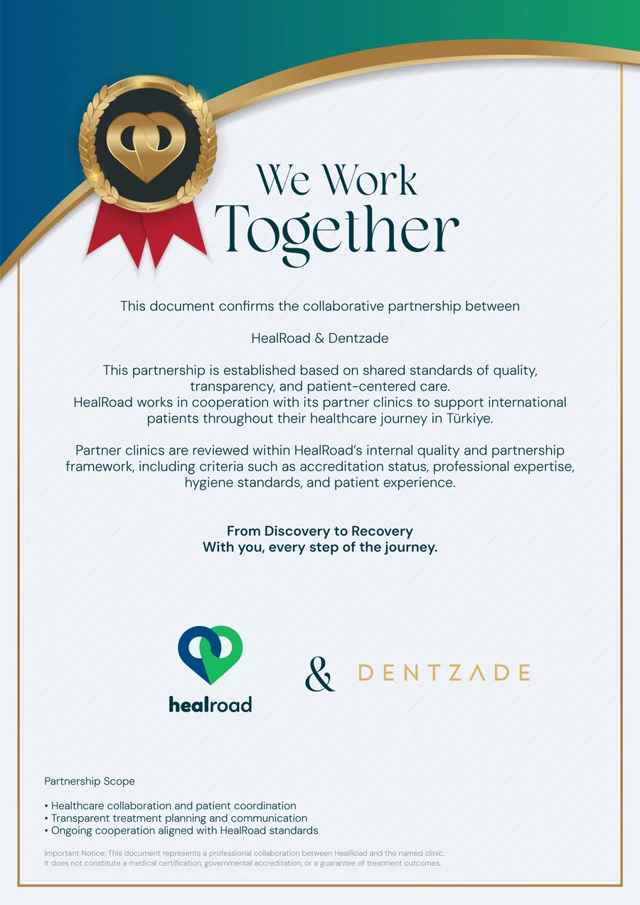HealRoad Certificate