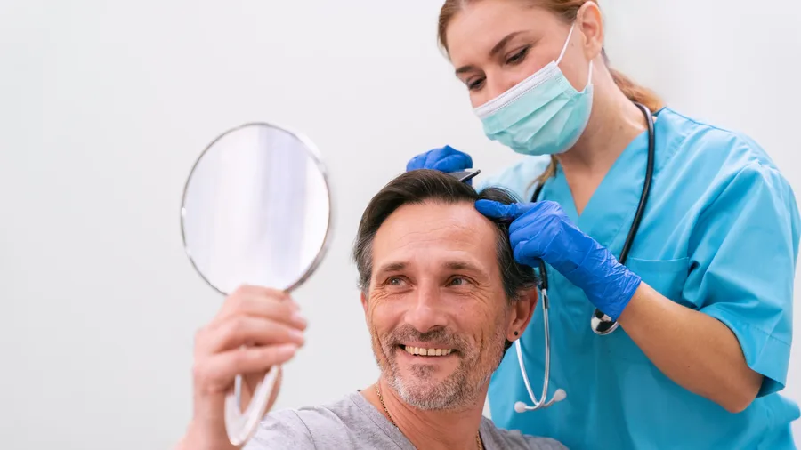 Повторная трансплантация волос: Верните свои корни page background